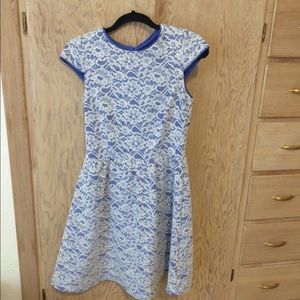 Dress blue lace